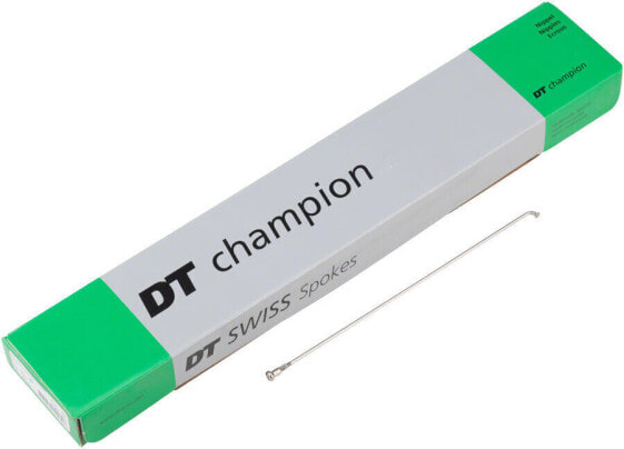 DT Swiss Champion Spoke: 2.0mm, 188mm, J-bend, Silver, Box of 100