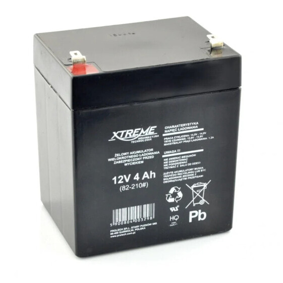 Gel battery 12V 4Ah Xtreme