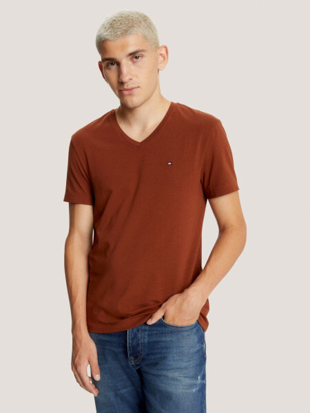 Slim Fit Solid V-Neck T-Shirt