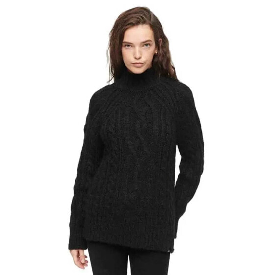 SUPERDRY High Neck Cable Sweater