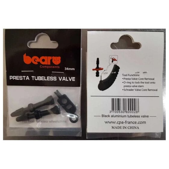 BEAR Presta Valves 2 Units