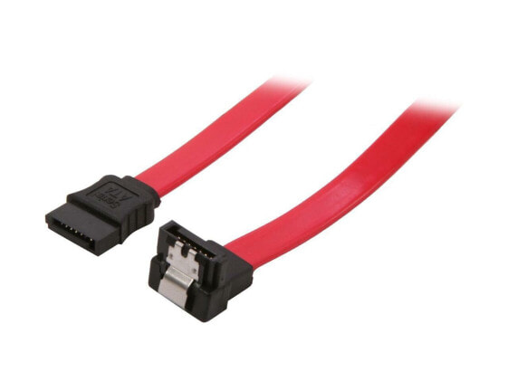 BYTECC SATA-118D 1.5 ft. Serial ATA-150/300 Cable L Shape plug w/Locking Latch