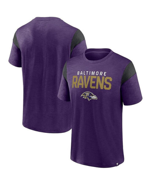 Men's Purple Baltimore Ravens Home Stretch Team T-shirt