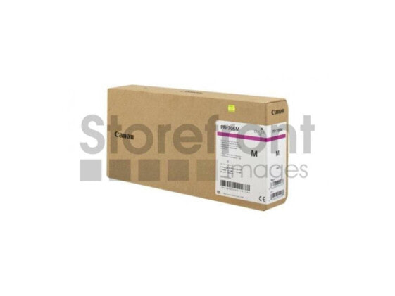 CANON IMGPROGRAF IPF8300 1-PFI706 HI MAGENTA INK, 700 ML yield