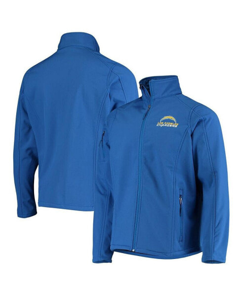 Men's Powder Blue Los Angeles Chargers Sonoma Softshell Full-Zip Jacket