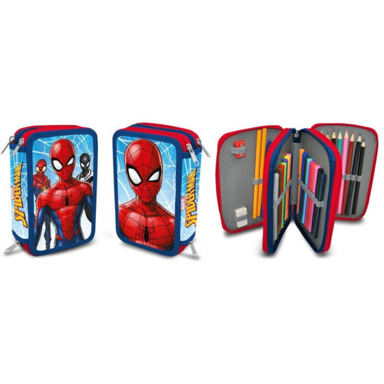 Пенал для письменных принадлежностей KIDS LICENSING Spiderman Triple рогатка Марвел