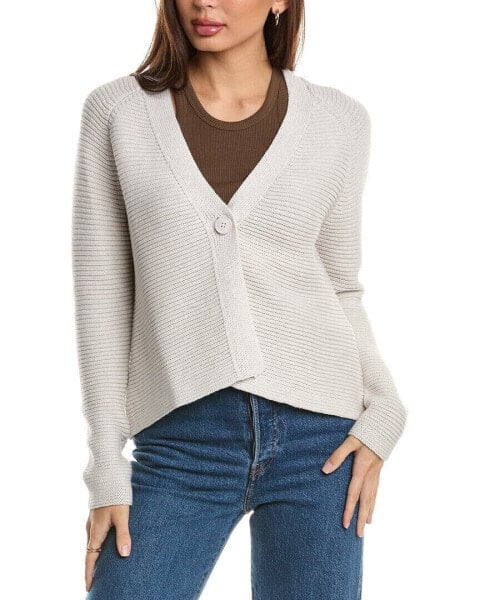 Forte Cashmere Garter Button Cardigan Women's