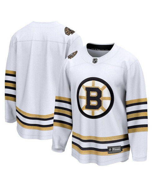 Men's White Boston Bruins 100th Anniversary Premier Breakaway Jersey