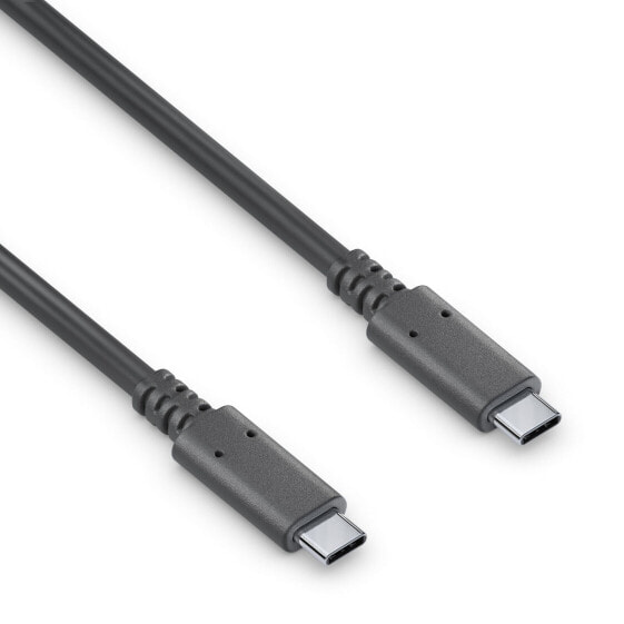 PureLink USB v3.2 USB-C Cable with E-Marker – 2.00m - 2 m - USB C - USB C - USB 3.2 Gen 1 (3.1 Gen 1) - 10000 Mbit/s - Black