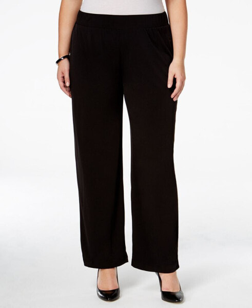 Брюки женские NY Collection Plus Size Wide-Leg Pants