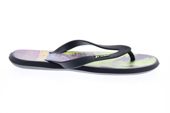 Rider Monsters Frankenstein 82664-21675 Mens Black Flip-Flops Sandals Shoes