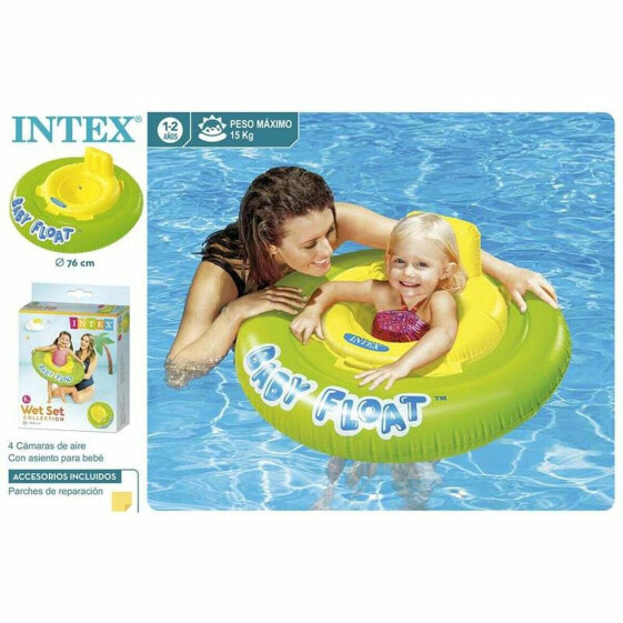 Надувной круг Intex 56588EU Summer fun 2+ Года Зеленый Пластик