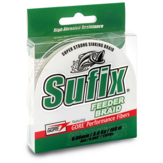 Плетеный шнур для рыбалки Sufix Feeder Braid Braided Line 150 м