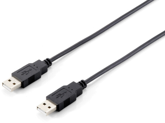 Equip USB 2.0 Type A Cable - 5.0m - Black - 5 m - USB A - USB A - USB 2.0 - Male/Male - Black