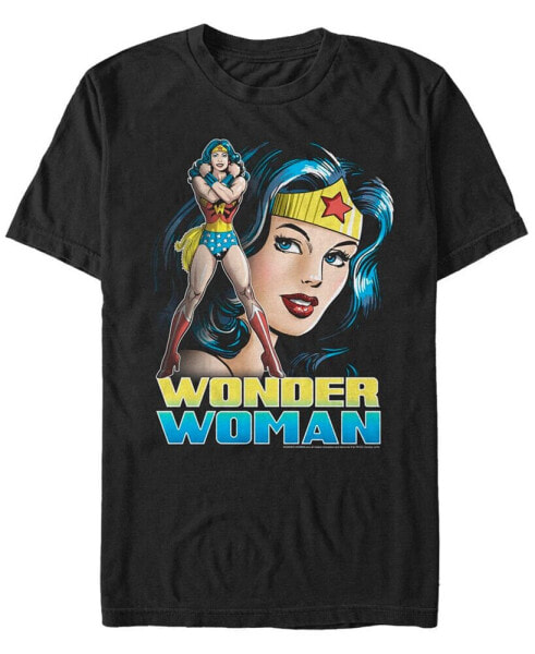 Men's Wonder Woman Wonder Sil Stance Short Sleeve T-shirt