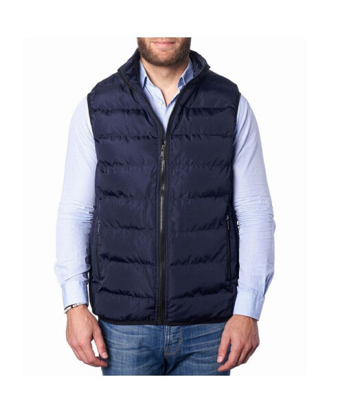 Men's Lightweight Down Alternative Puffer Vest Sleeveless Jacket