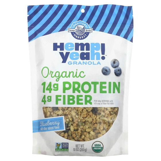 Hemp Yeah!, Organic Granola, Blueberry, 10 oz (283 g)