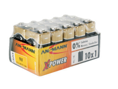 Одноразовая Ansmann Energy 6LR61 Alkaline 9V 10 шт. Multicolour