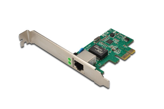 DIGITUS Gigabit Ethernet PCI Express Network Card - Internal - Wired - PCI Express - Ethernet - 1000 Mbit/s