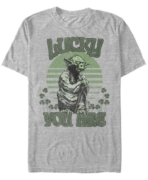 Men's Lucky is Yoda Short Sleeve Crew T-shirt