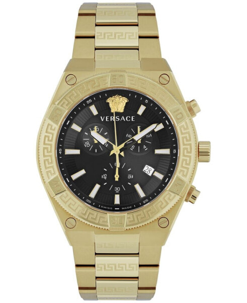 Часы Versace V-Sporty Greca Gold Chrono