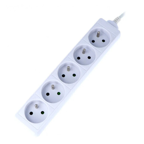 Power strip Lanberg white - 5 sockets - 1,5m