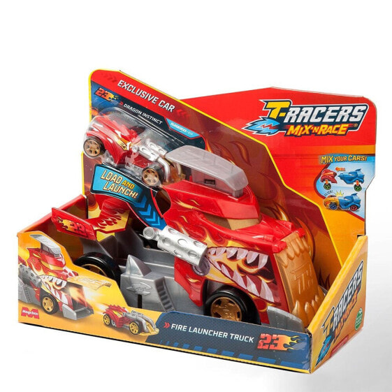 Игрушечный транспорт Magic Box Toys Транспорт T-Racers Mix ´N Race Fire Launcher