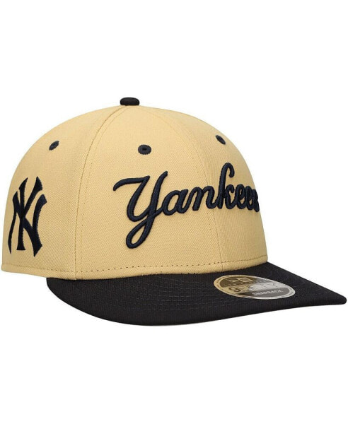 Men's x Felt Gold New York Yankees Low Profile 9FIFTY Snapback Hat