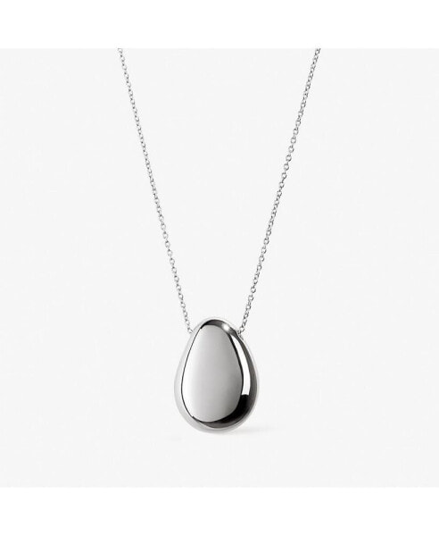 Ana Luisa silver Pendant Necklace - Pebble Silver