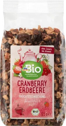 Früchtetee-Mischung Cranberry & Erdbeere, lose, 125 g