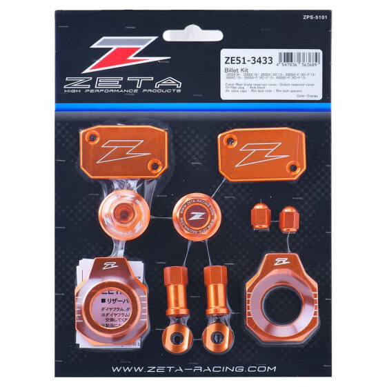 ZETA KTM XC 250 13-21 ZE51-3433 Aluminium Accessories Kit