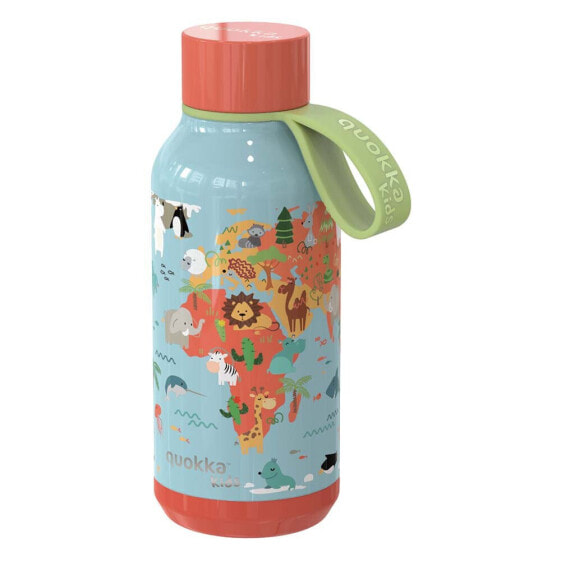 QUOKKA Thermo Solid Bottle With Map Hanger