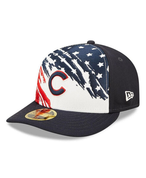 Men's Navy Chicago Cubs 2022 4th of July Low Profile 59FIFTY Fitted Hat