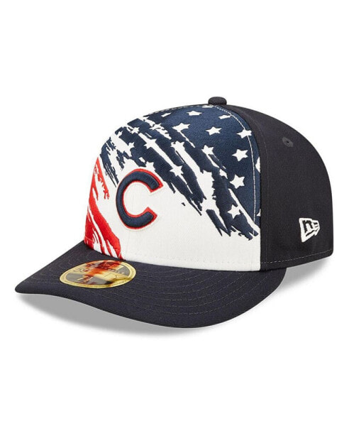 Аксессуар головной убор New Era Кепка Low Profile 59FIFTY Chicago Cubs 2022 4 июля Navy для мужчин