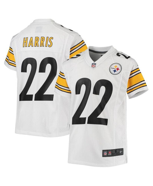 Big Boys Najee Harris White Pittsburgh Steelers Game Jersey