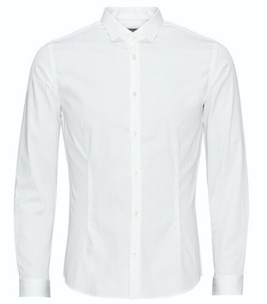 Pánská košile JJPRPARMA Slim Fit 12097662 White