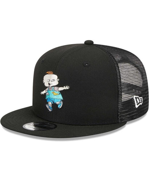 Men's Black Rugrats Phil Trucker 9FIFTY Snapback Hat