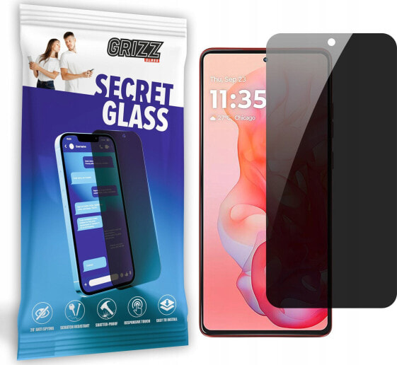 GrizzGlass Szkło prywatyzujące GrizzGlass SecretGlass do Motorola Moto G Stylus 5G 2024