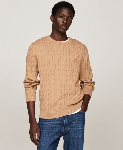 Men's Classic Cable Crewneck Sweater