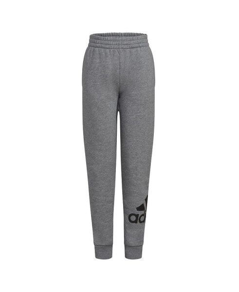 Бриджи для малышей Adidas Брюки Big Boys Essential Heather Fleece Joggers