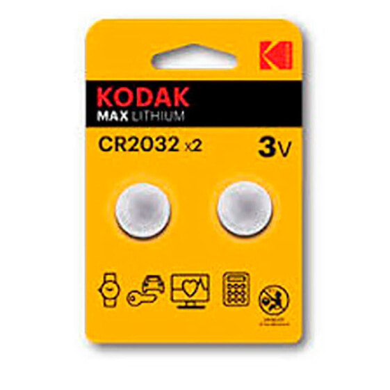 KODAK Ultra CR2032 Lithium Battery 2 Units