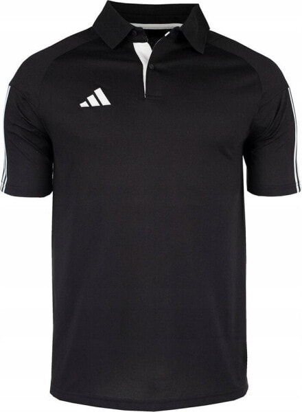 Adidas Koszulka męska adidas Tiro 23 Competition Polo czarna HK8051 S