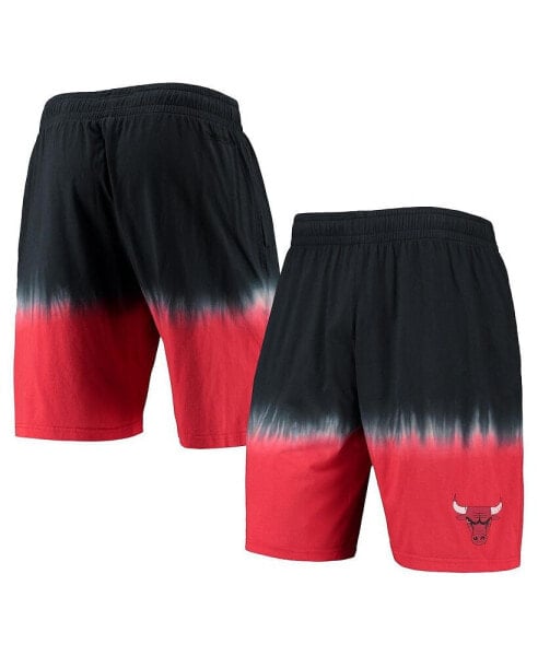 Men's Black, Red Chicago Bulls Hardwood Classic Authentic Shorts