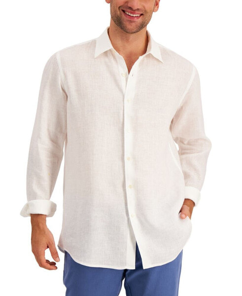 Men's 100% Linen Shirt, Created for Macy's