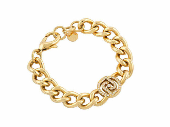 Distinctive gold-plated bracelet with Brilliant LJ1623 crystals