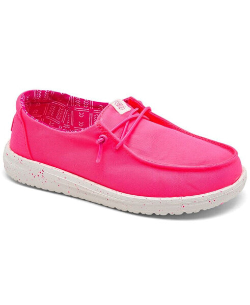 Little Girls' Wendy Canvas Casual Moccasin Sneakers from Finish Line