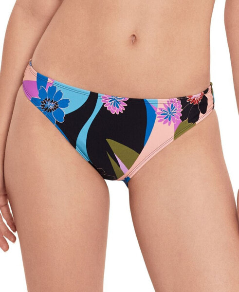 Juniors' Blooming Wave Hipster Bikini Bottoms, Created for Macy's