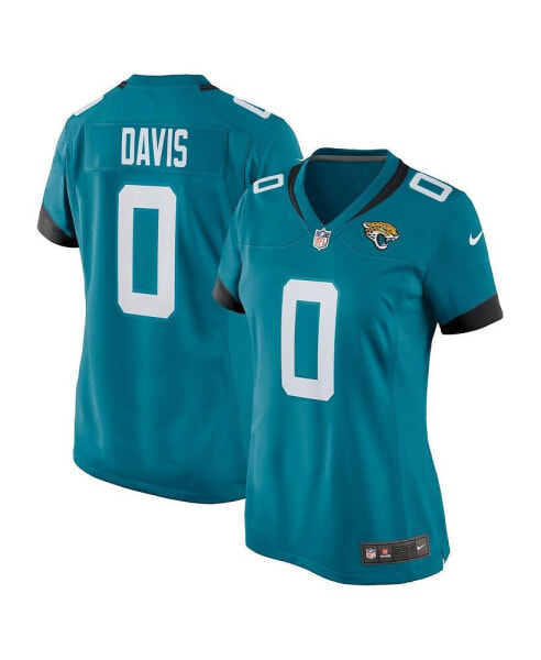 Women's Gabe Davis Teal Jacksonville Jaguars Team Game Player Jersey