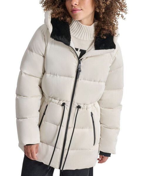 Women's Shine Hooded Anorak Puffer Coat