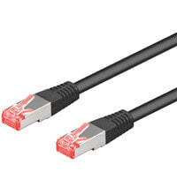 Goobay PATCH-C6AQ 5 SW - Cat.6a High Quality-Patchkabel schwarz 5M - Cable - Network